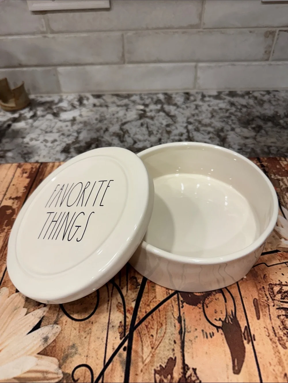 Rae Dunn White Ceramic jewelry dish or other 